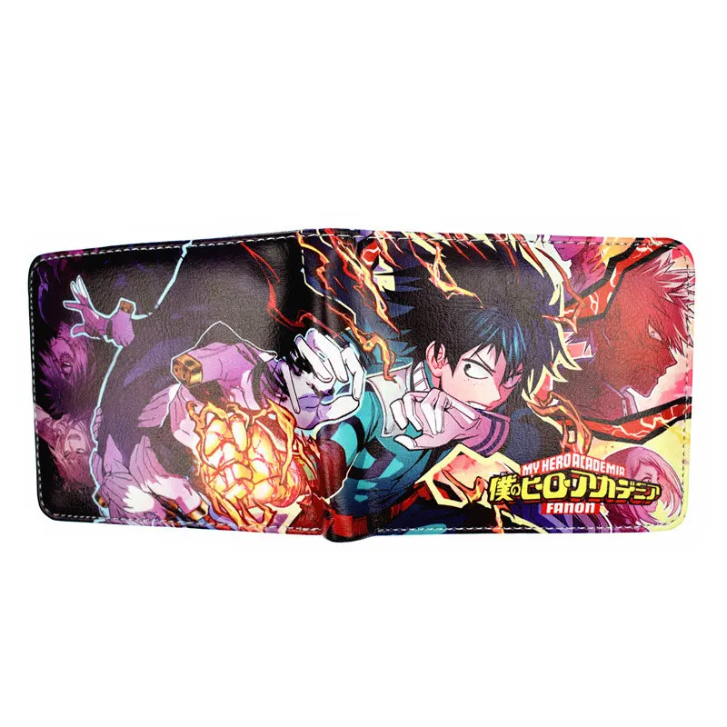 FVIP Comics MY Hero Academia Wallet With Zip Coin Pocket