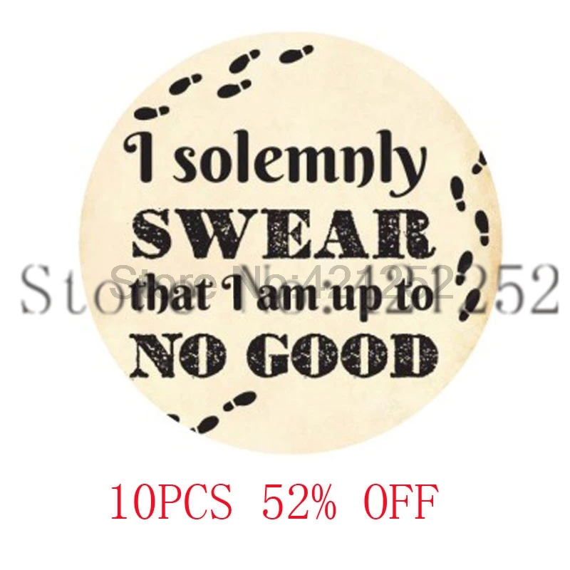

I Solemnly Swear That I Am Up To No Good,HP Necklace keyring bookmark cufflink earring