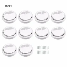 10 шт. Датчик Чувствительный фотоэлектрический домашний независимый детектор дыма пожарная сигнализация одиночный датчик для семейного охранника