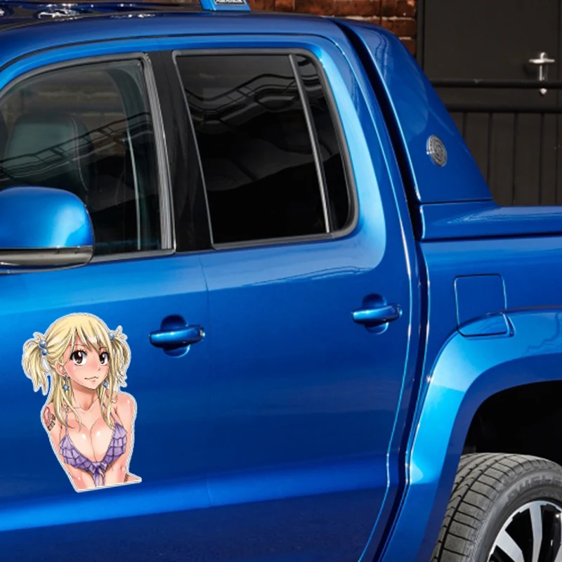 3D автомобильный Стайлинг Fairy Tail lucyheartfilia/Люси Аниме винил Стикеры для автомобиля и