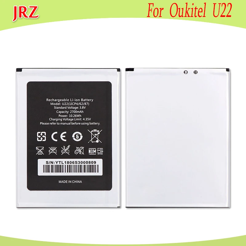 1LOT=10PCS Battery 2700mAh battery For Oukitel U22 phone Replacement Batteries Bateria | Мобильные телефоны и аксессуары