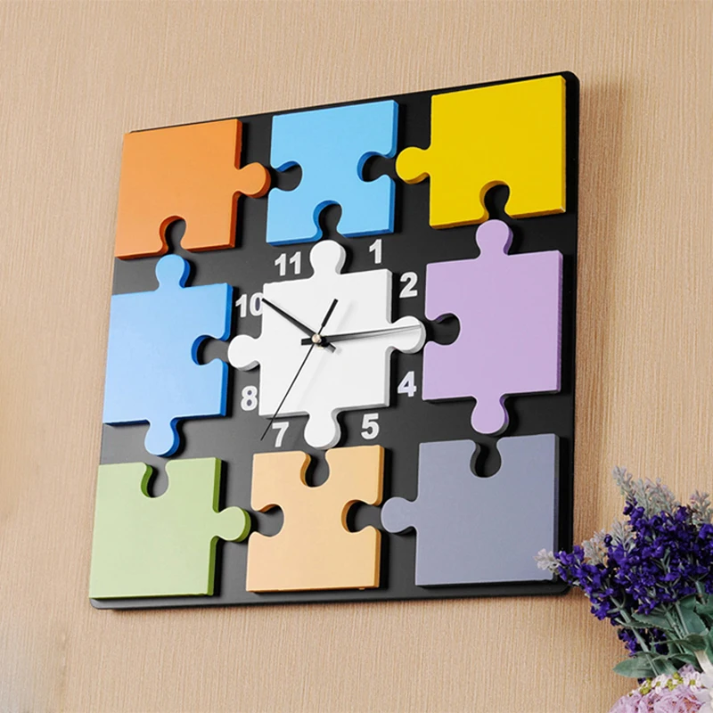 Wall Clock Gold Wall Clock Decor Vintage Wooden Wall Clock Round Wall Clock Modern Clocks Home Decor Living Room Watch (14)