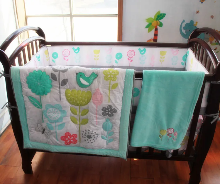 baby blue cot