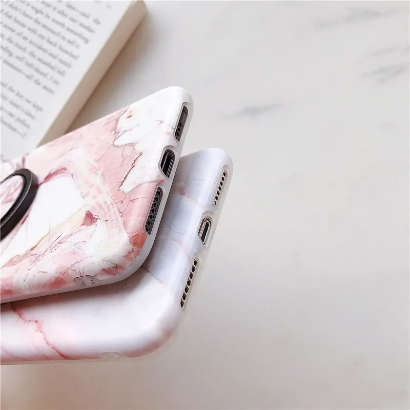FLYKYLIN глянцевый мраморный чехол для iPhone 6 S 7 8 Plus X XR XS Max Coque Ретро задняя крышка на