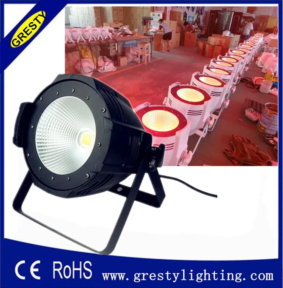 Новый продукт 150 Вт RGBWA UV 6 в 1 cob led par can светодиодный светильник  Лампы и | Эффект освещения сцены -32593543195