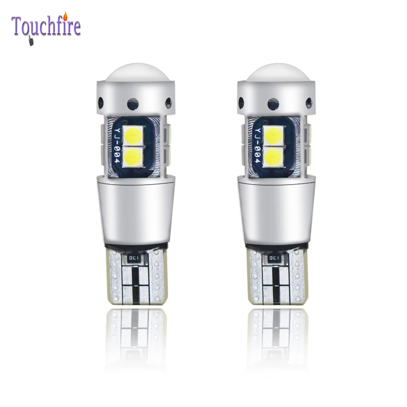 

2PCS Car Styling Auto LED W5W Canbus 194 W5W 3010SMD 10 LED Light Bulb No Error Parking Car Side License Plate Light