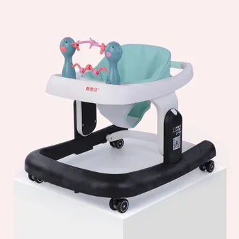 

Multi-functional baby walker anti-rollover adjustable foldable baby learn walking toddler walker