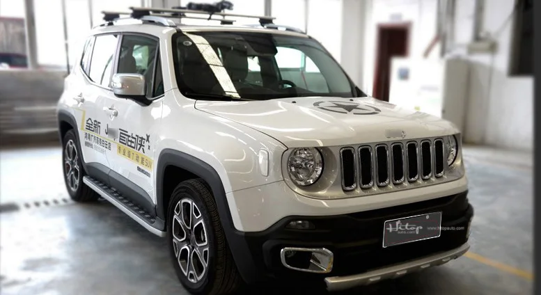 Самая горячая Беговая доска боковой шаг nerf бар для Jeep Renegade, высокое качество алюминия, низкая цена, может загрузка 230кг. Азия