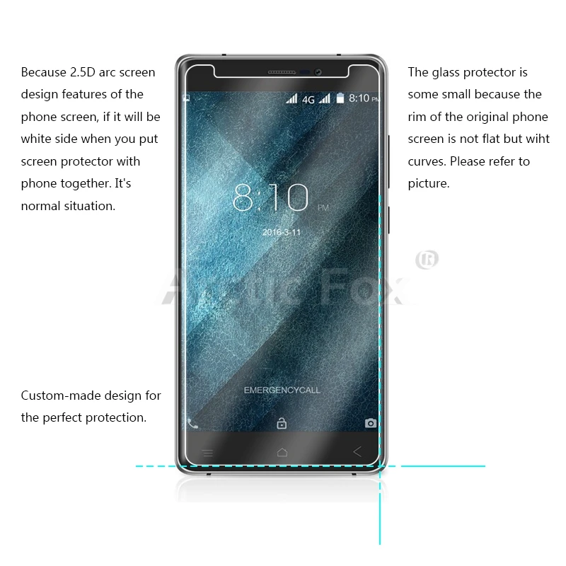 3 шт./лот закаленное Стекло для Blackview A8 Max Экран протектор Защитная пленка