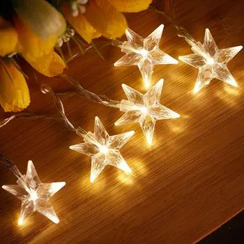 

[DBF]3M Battery Operated Fairy Christmas Light 9.5M 220V EU Plug Star LED String Light for Holiday Wedding Party Garland Indoor