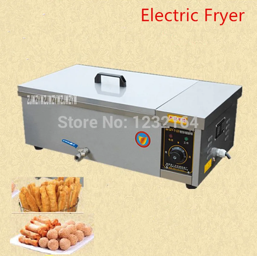 

1PC YF-25 deep fryer pot,Commercial Household Stainless Steel Deep Fryer Machine For Potato,Chicken Frying Machine