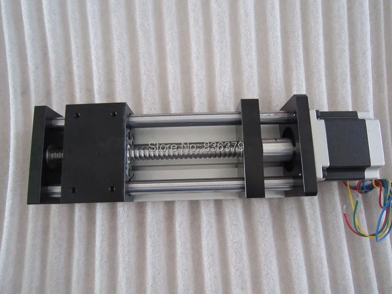 

GGP 1610-200MM BallScrew Slide Rail Linear Guide Moving Table Slip-way+ 1pc Nema 17 stepper motor