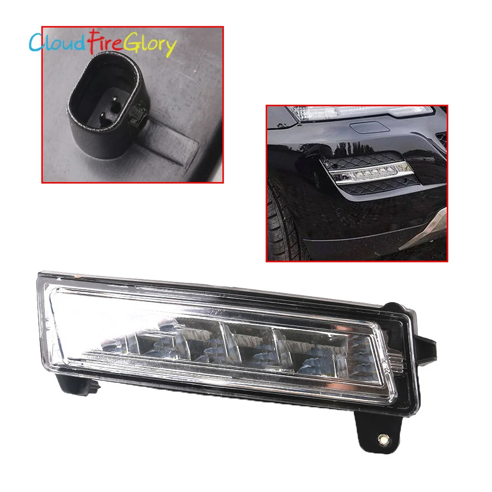 CloudFireGlory 1649060251 Front Right LED Daytime Running Light Lamp DRL For Mercedes W164 X164