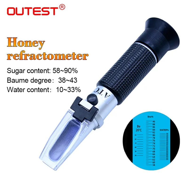 Buy RZ119 Portable Digital honey refractometer Baume