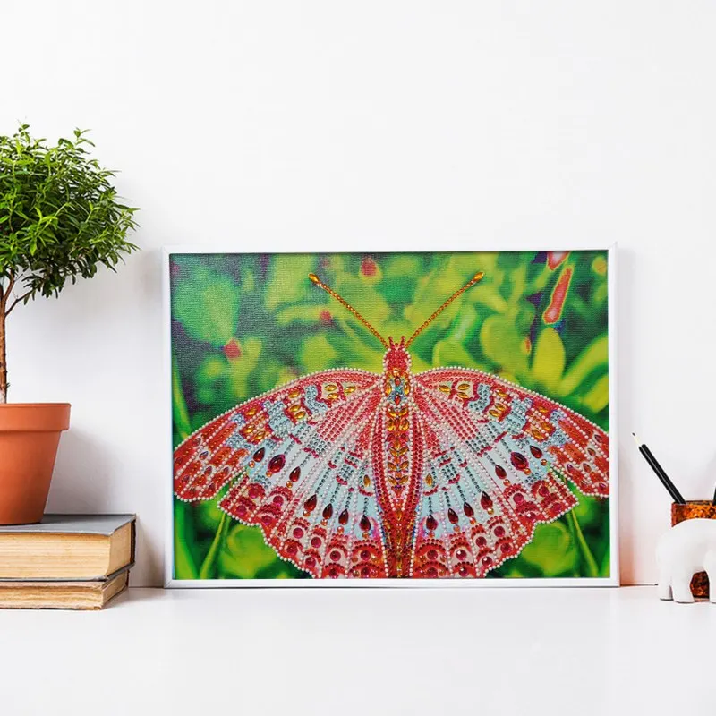 Череп животного 30x40 см цветной 5D DIY Алмазная картина специальной формы вышивка