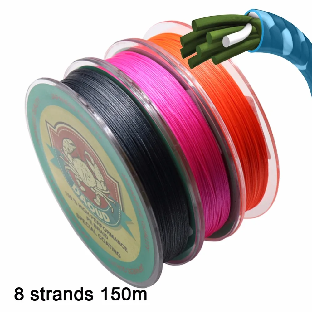 8 Strands Multifilament Fishing Line 4  150m