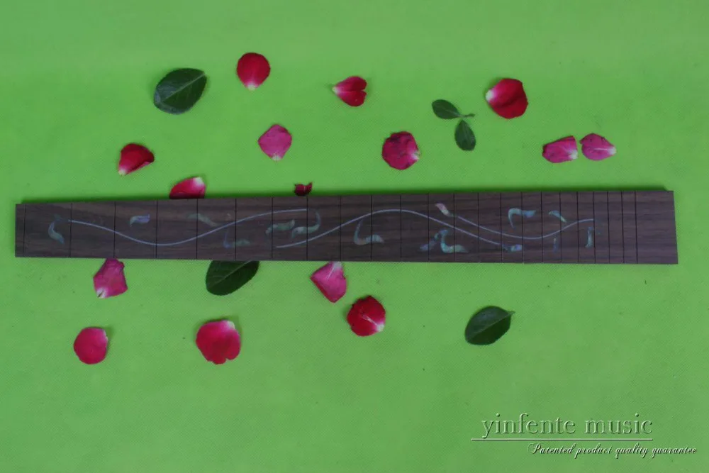 

Guitar Accessories 1 pcs x 25.5"electric Guitar Fretboard electric guitar ROSE Wood Fretboard Parts 00-015# inlay