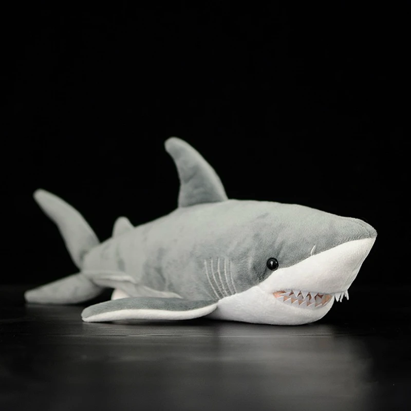 1PCS 40cm Cute Jaws Plush Shark Plush Toys Simulation Animal Plush Toys
