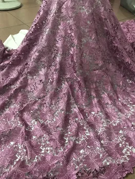 

Embroidered Tulle Fabric CiCi-6646 African French Net Lace Fabric for nigerian dress