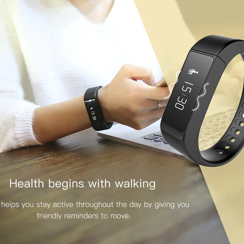 FLOVEME A18 watch font b Smartwatch b font Band Sport Bracelet Wristband Bluetooth 4 0 Pedometer
