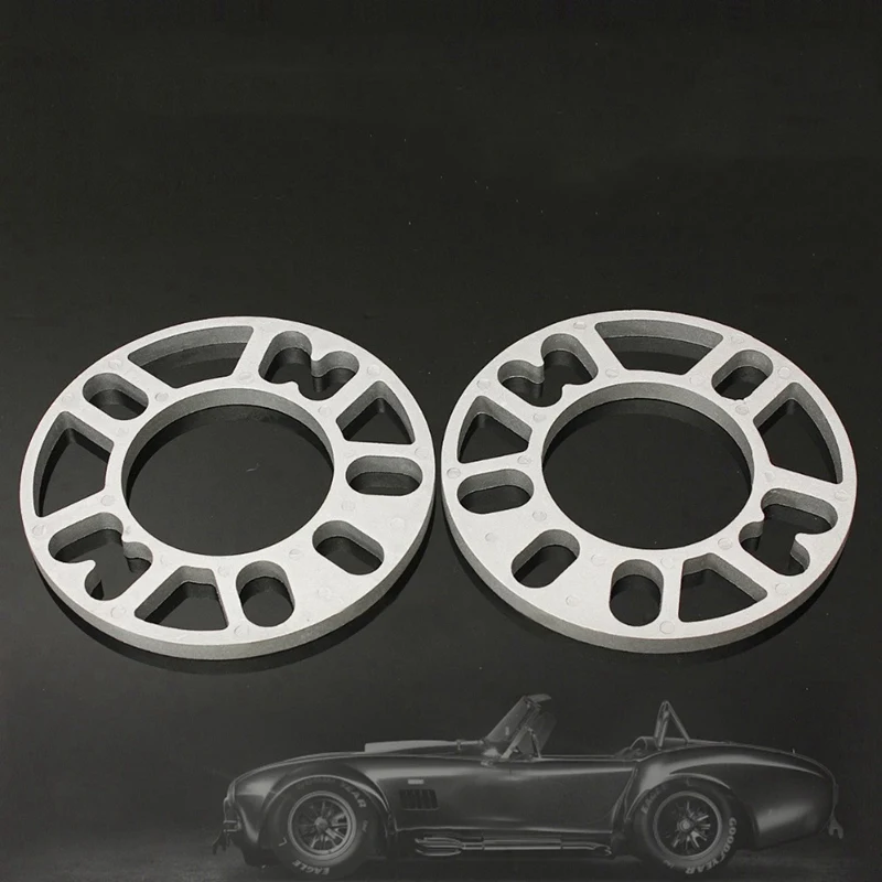 2 шт. алюминиевый сплав 4 и 5 Луг 8 мм толщина колеса разделительная прокладка для универсального автомобиля авто