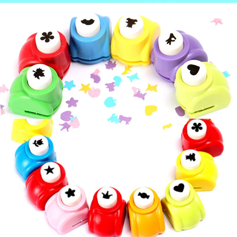 

1 PCS Kid Child Mini Printing Paper Hand Shaper Scrapbook Tags Cards Craft DIY Punch Cutter Tool 16 Styles