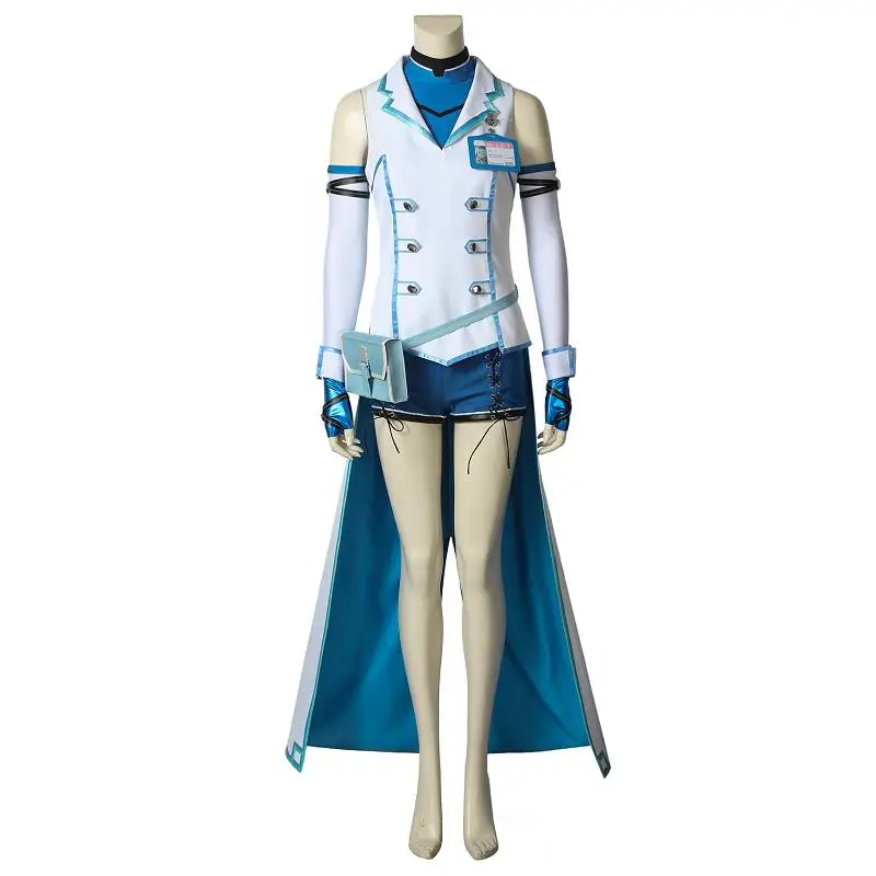 

Game Dead or Alive 6 Costume NICO Cosplay Jacket Fancy Dress Uniform Rem Sexy Adult Women Girls Halloween Outfit Custom Made