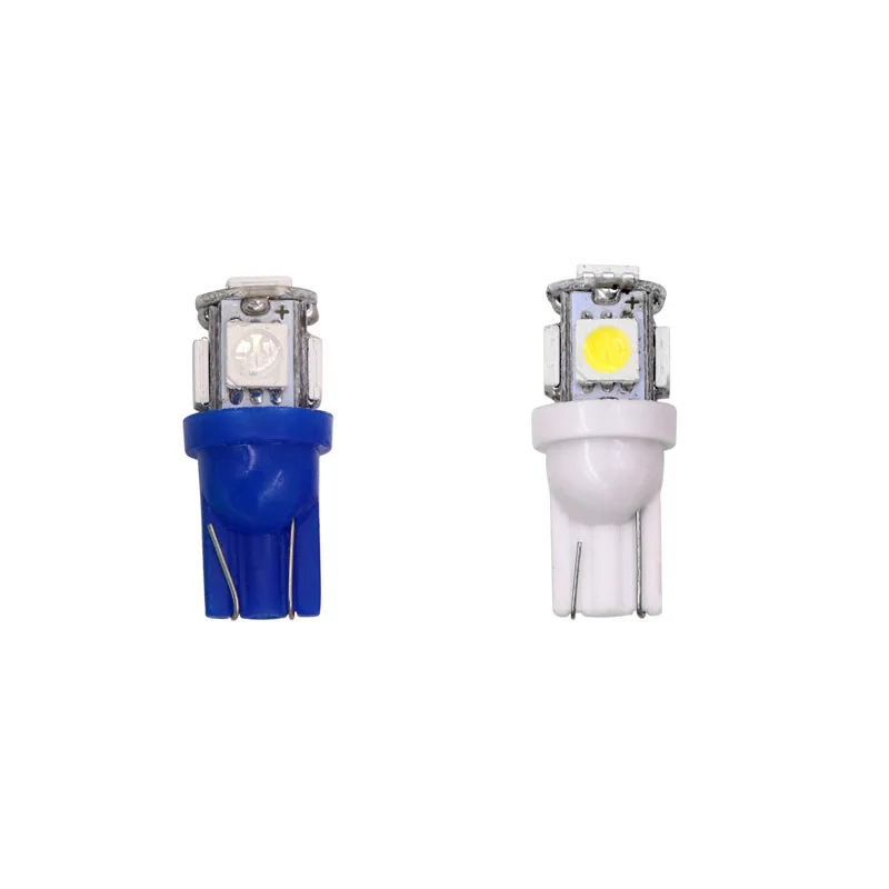 

30 pcs 2.5W Car LED light W5W T10 5SMD 5050 Width Bulb Auto Wedge Clearance Lamp Auto Interior Bulbt Daytime Running Light