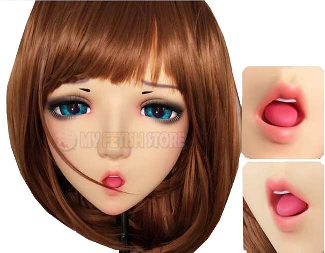 (Хань) женский сладкий девушка Смола половина головы кигуруми BJD глаза Crossdress