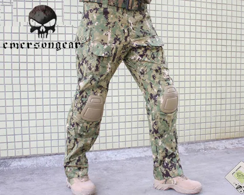 

Emerson V3 Tactical Combat Training Pants With Detachable Knee Protected Pads Military Camouflage Windproof Waterproof Trousers