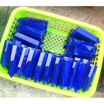 

Drop shipping!!!!!!!!!!!1kg new Pretty Blue Quartz Crystal single Terminated Wand Healing