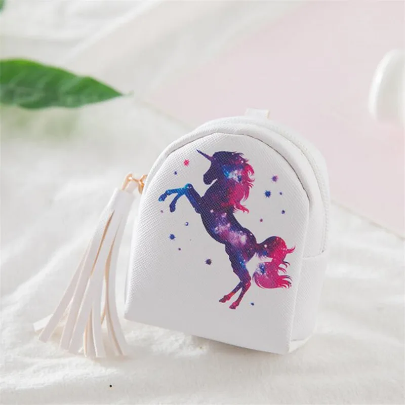 Unicornio caballo Llavero monedero Charms bolso de cuero Anime Llavero Lindo bolso colgante mujer coche borla Llavero Unicornio caballo Llavero monedero Charms bolso de cuero Anime Llavero Lindo bolso colgante mujer coche borla Llavero