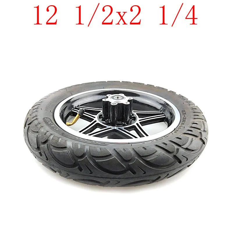 12.5 inch tire 12 1/2x2 1/4 (62-203) wheels alloy rims fits Many Gas Electric Scooters and e-Bike.Folding electric bicycle