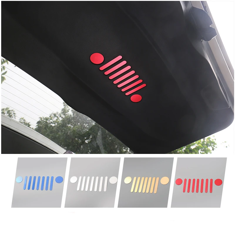 

New & Cool Aluminium Auto Tail Door Inside Emblem Vehicle Logo Sticker for Jeep Renegade 2015 up