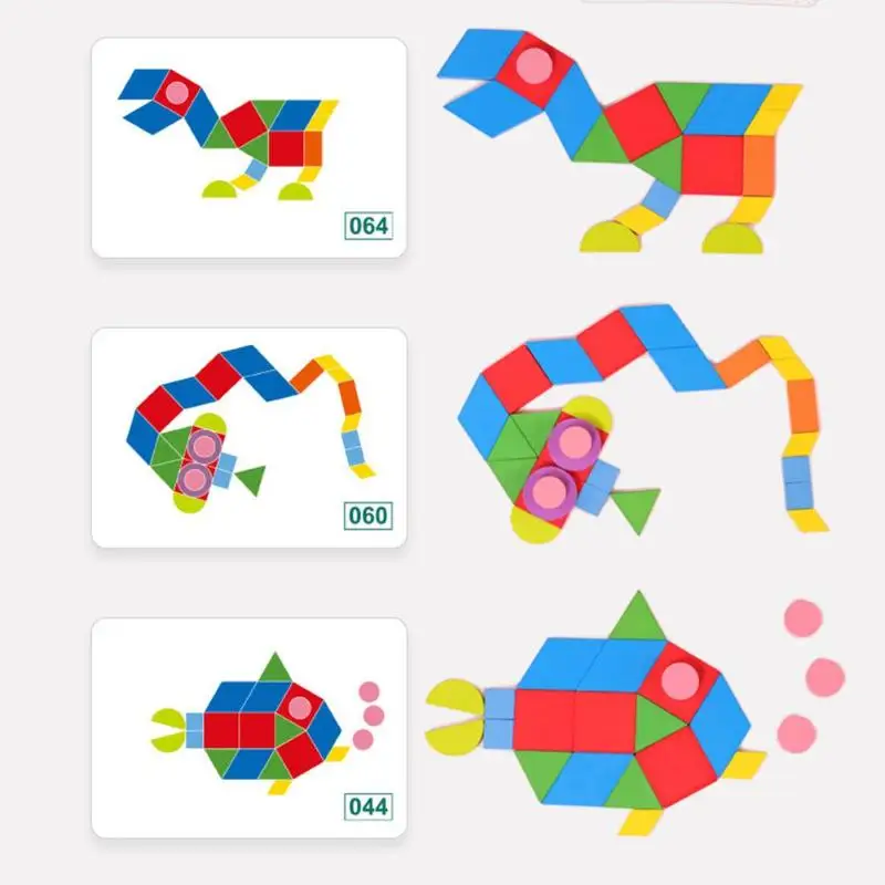 Дерево настольная игра-головоломка набор детские образовательные товары обучения Развивающие игрушки