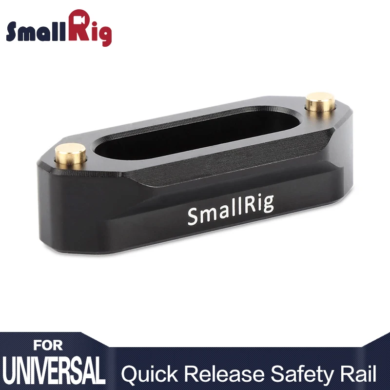 SmallRig Camera Quick Release Safety Rail 4cm 1 57 Inches Long with 1 4 Screws For