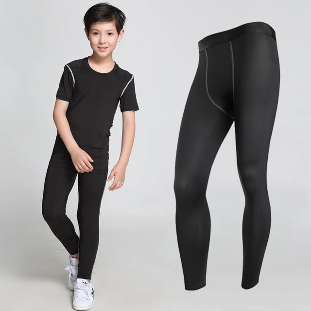 kids athletic pants black compression pants for kids gym fitness sports running leggings long baselayer sport trouser training kids athletic pants black compression pants for kids gym fitness sports running leggings long baselayer sport trouser training