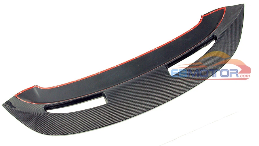 ebmotor-com STR Real Carbon Fiber Rear roof Spoiler CF Wing Case For Volkswagen Golf 6 VW GOLF Six 2010-2012 9