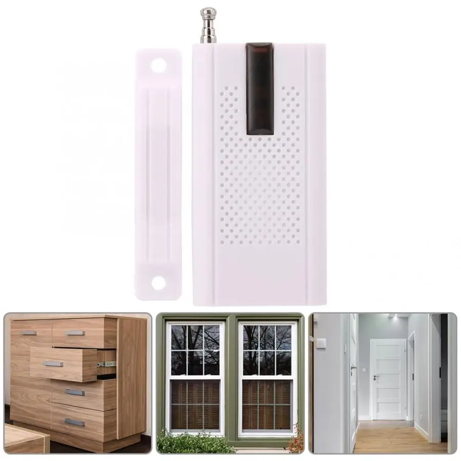 

ABS Wireless Window/Door Entry Security Detector Burglar Alarm Magnetic Contact Sensor