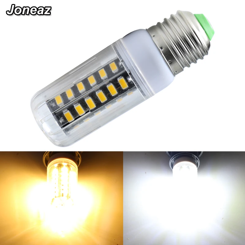 Joneaz 6x bombillas E27 светодиодные лампочки 12 В 24 В 36 В 110 В 220 В кукурузы огни 7 вт 5730 smd Чип Энергосберегающие лампы освещения дома 3000 К