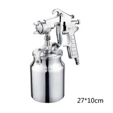 Всасывающий Воздушный пистолет-распылитель 2,0 мм с нержавеющим соплом объемом 1000 мл, распылитель, инструмент для автомобильной мебели, распылитель краски