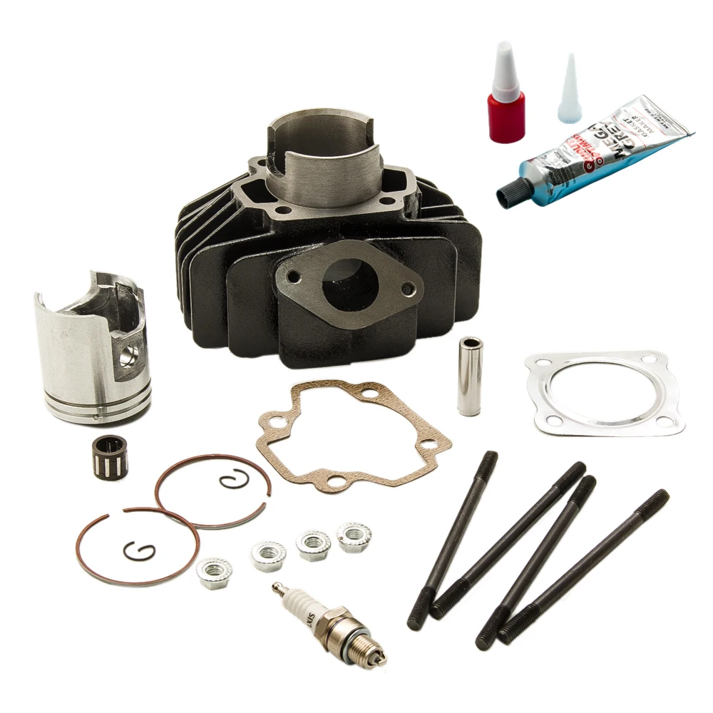 Fit Yamaha PW 50 PW50 Big Bore Kit Top End 60cc Piston Cylinder Rings