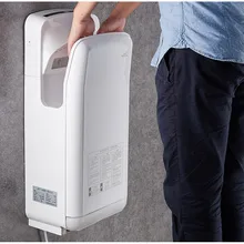 Высокоскоростная сушилка для рук двухсторонняя воздушно-струйная Коммерческая гостиничная сушилка для рук высокоскоростная впрыска воздуха на стену