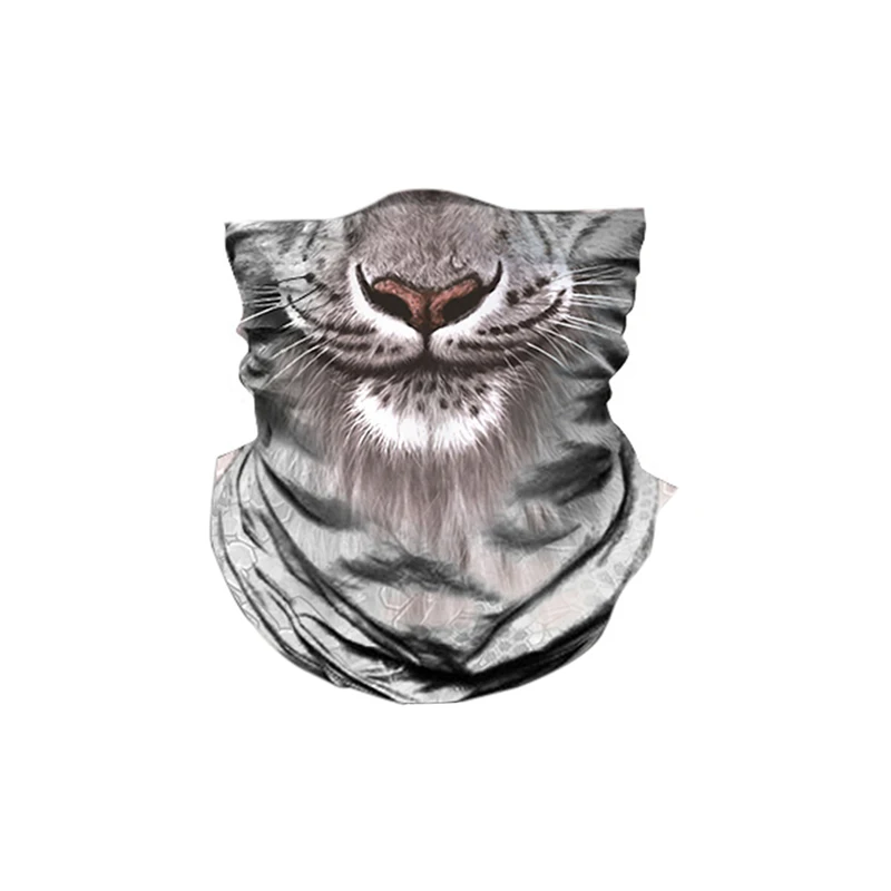 Outdoor Sports Bicycle 3D Magic Headband Neck Warmer Cycling Face Mask Bike Head Scarf Bandana Scarves Animal Mask