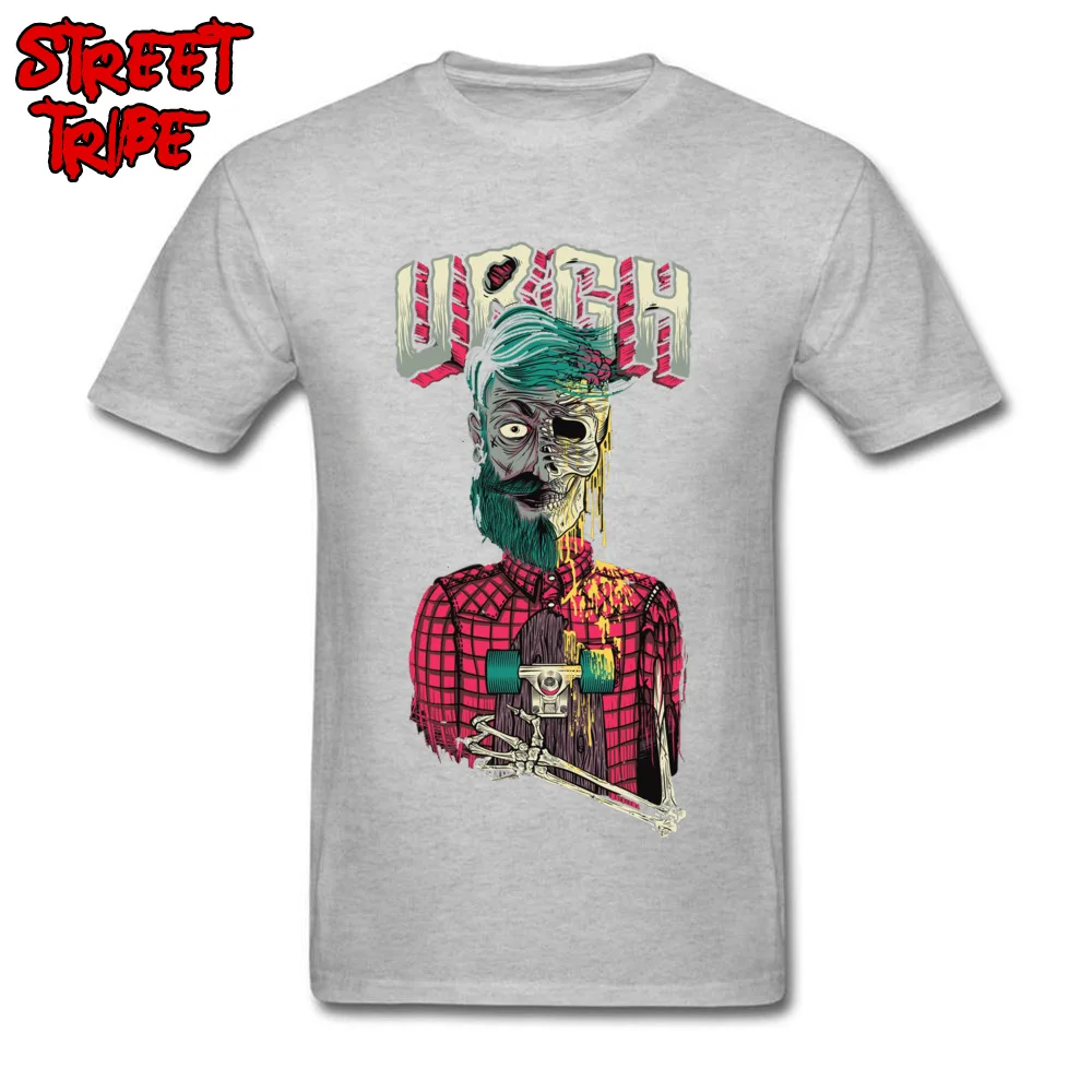 Brand New cartoon rock music skull rock829yy Tshirts O Neck 100% Cotton Mens Tops Shirts Short Sleeve ostern Day Tee Shirt cartoon rock music skull rock829yy grey