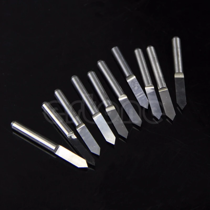 Buy 10 x 3.175mm Carbide PCB Engraving Bits CNC Router