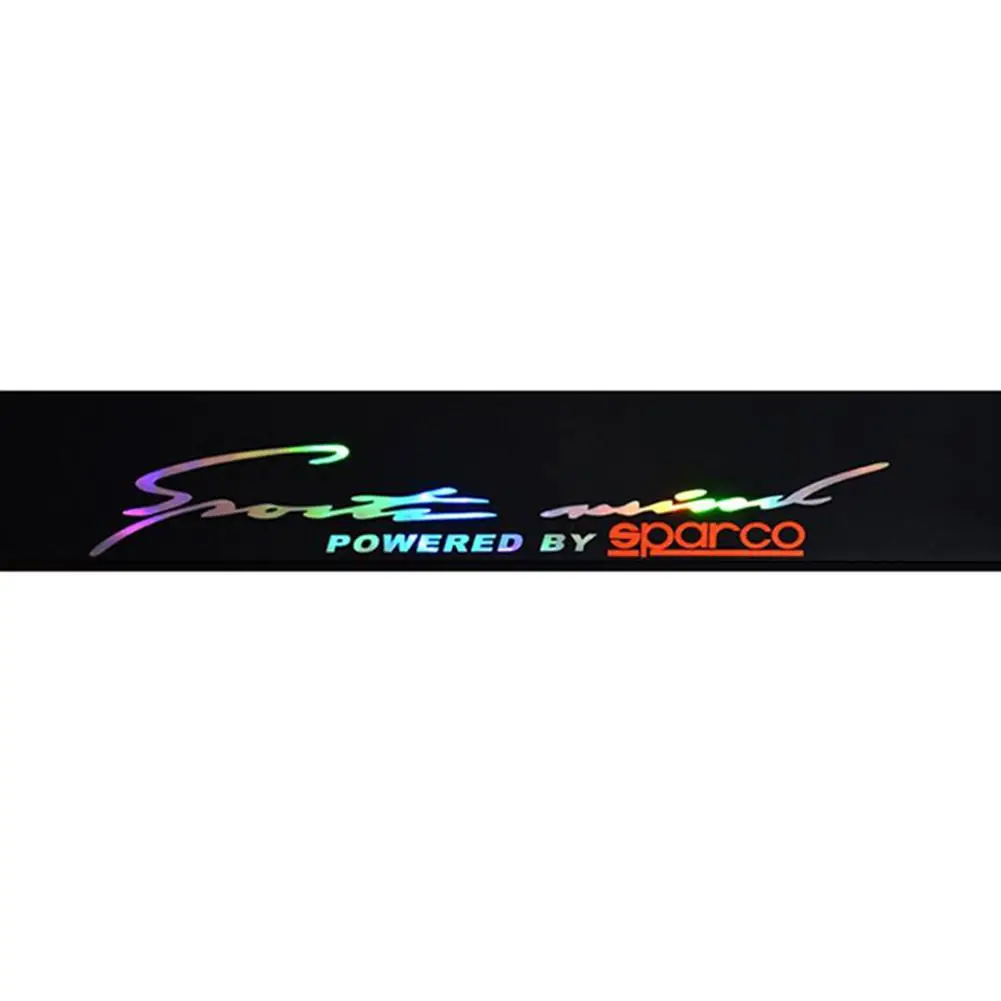 New 8 X 52 PVC Windshield Sticker Banner Strip Racing Front Rear Window Car Sun Visor Laser Reflective Decorative Stickers New 8 X 52 PVC Windshield Sticker Banner Strip Racing Front Rear Window Car Sun Visor Laser Reflective Decorative Stickers