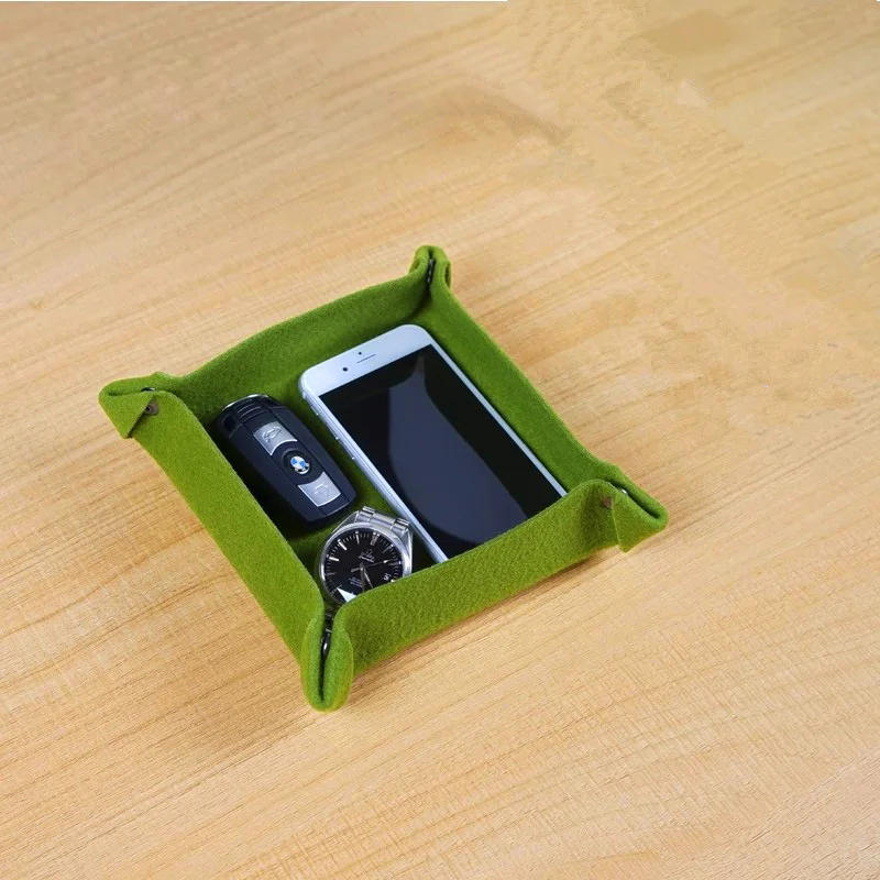 Simple Fashion Tabletop Box Desk Storage Bins for Remote Control Mobile