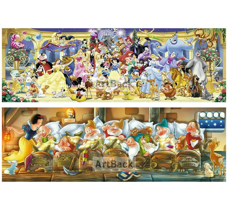 

5d diy diamond painting Snow White with seven dwarfs Mickey Mouse full square drill 3d diamond embroidery mosaic kit