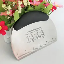 Выскабливание лезвия лопата с лезвие ножа масштаба скребок хлеб нуга силиконовый скребок выпечки инструмент